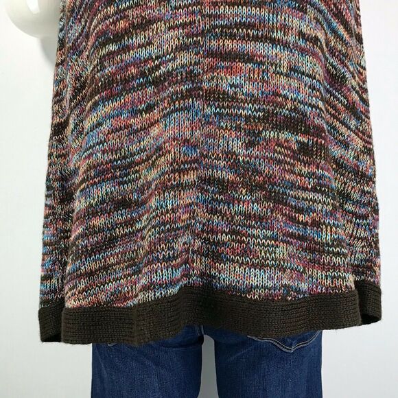 NWOT Trina Turk Grantham Sweater Cape Button Alpaca Blend Knit Poncho Size P / 0 - Picture 7 of 11